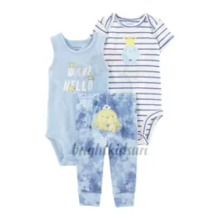 Carter's Baby 3-Piece Bodysuit Set in Louisiana